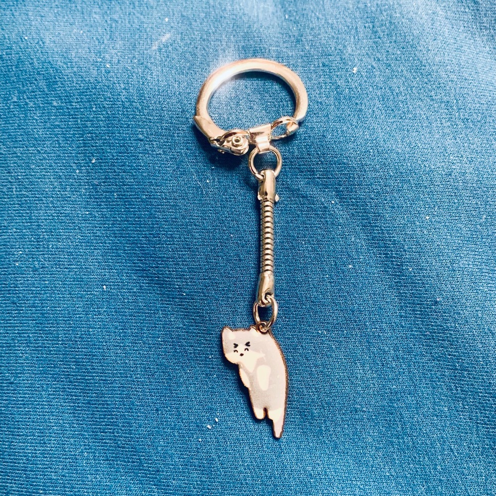 itty bitty kitty keychain